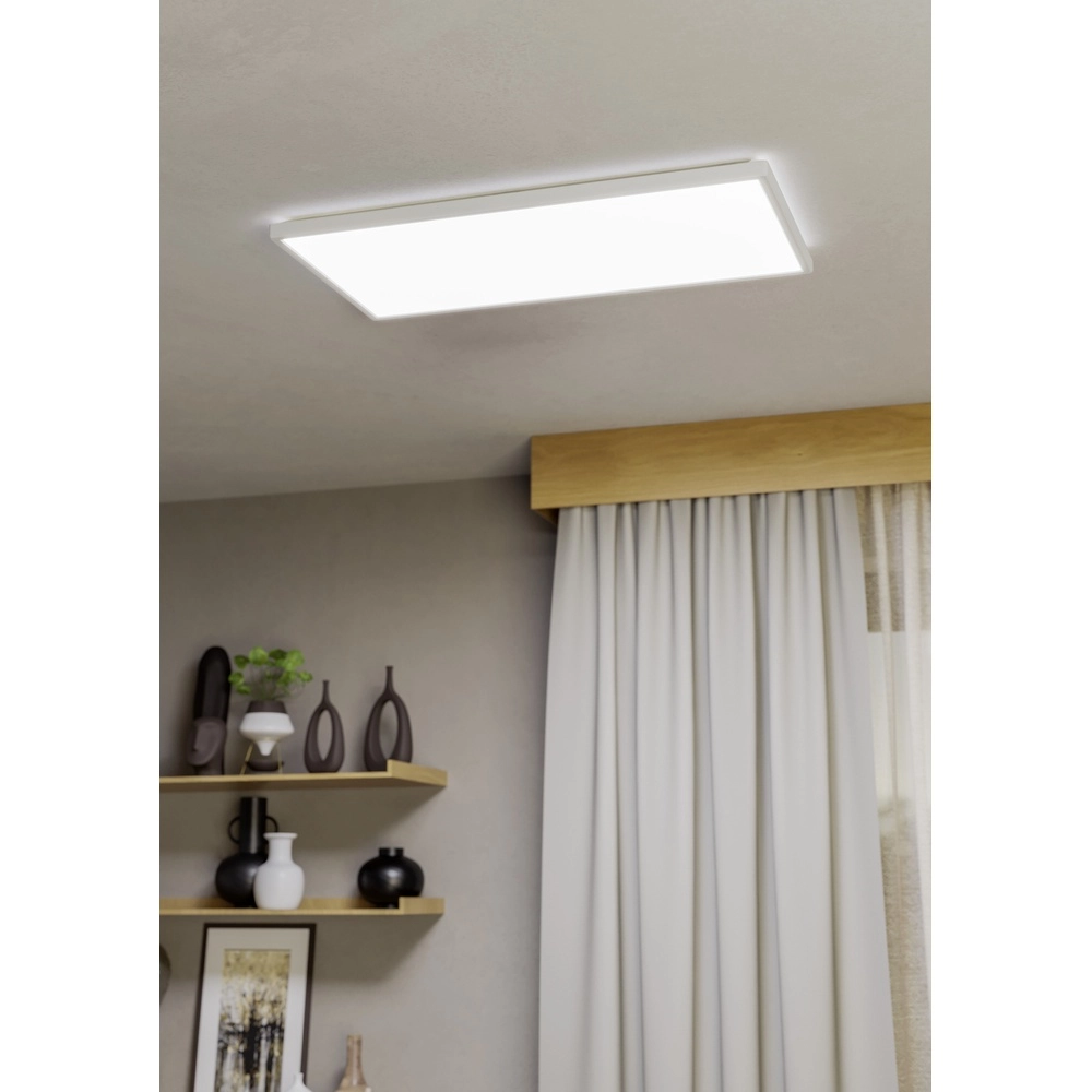 Bathroom ceiling light Rovito Square - White - 57x30cm Eglo 9008606329977