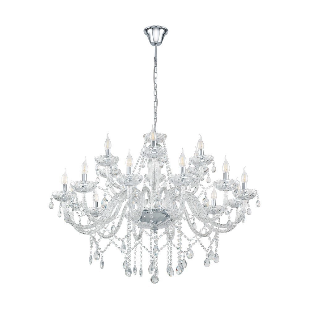 Chandelier Basilano 1 100cm 18-light gray