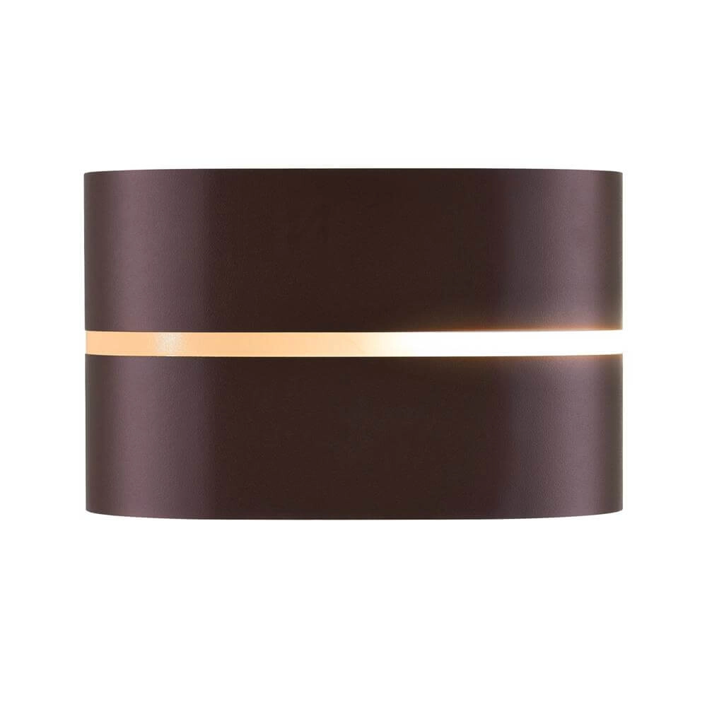 Sleek wall lamp Sibelis metallic brown Nordlux 5704924017704