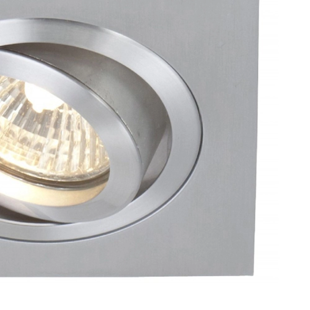 Downlight Vespo Square 10cm metallic gray Steinhauer 8712746091892