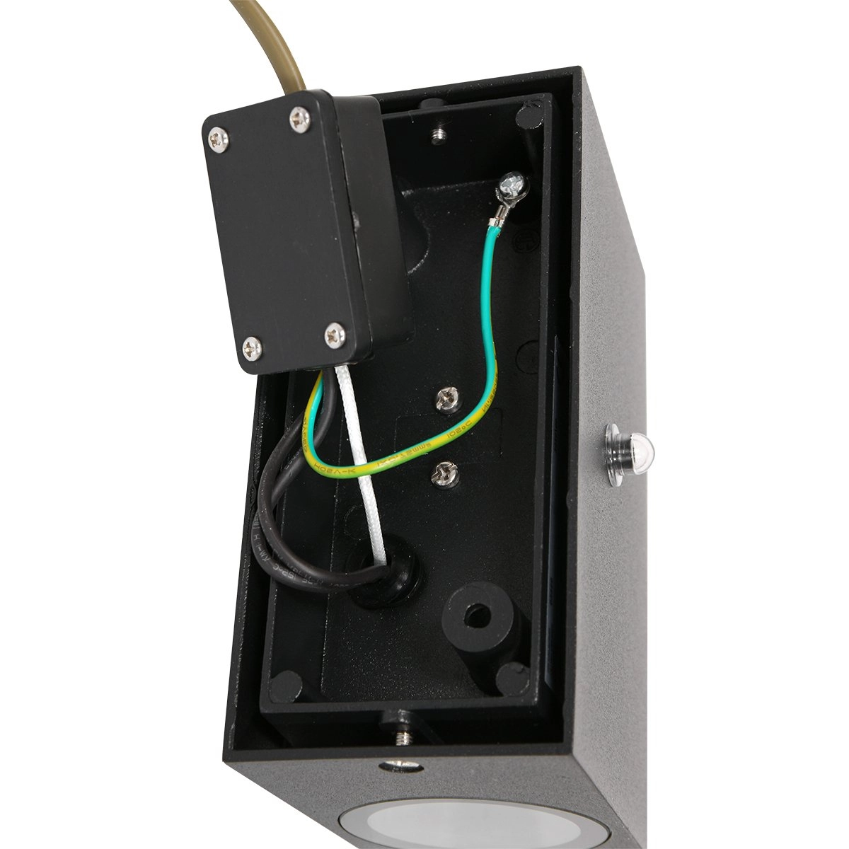 Square wall spotlight Logan with twilight sensor Steinhauer 8712746133226