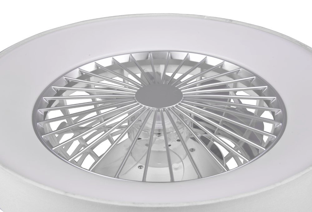 LED ceiling fan Farsund 47cm white Trio 4017807491074