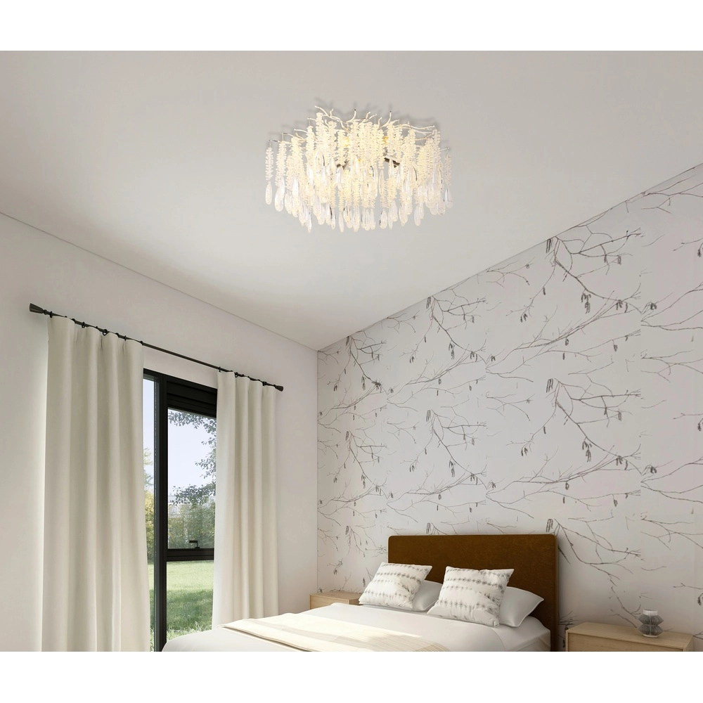 Ceiling lamp Kinga silver grey Ø 60cm Globo 9007371578979