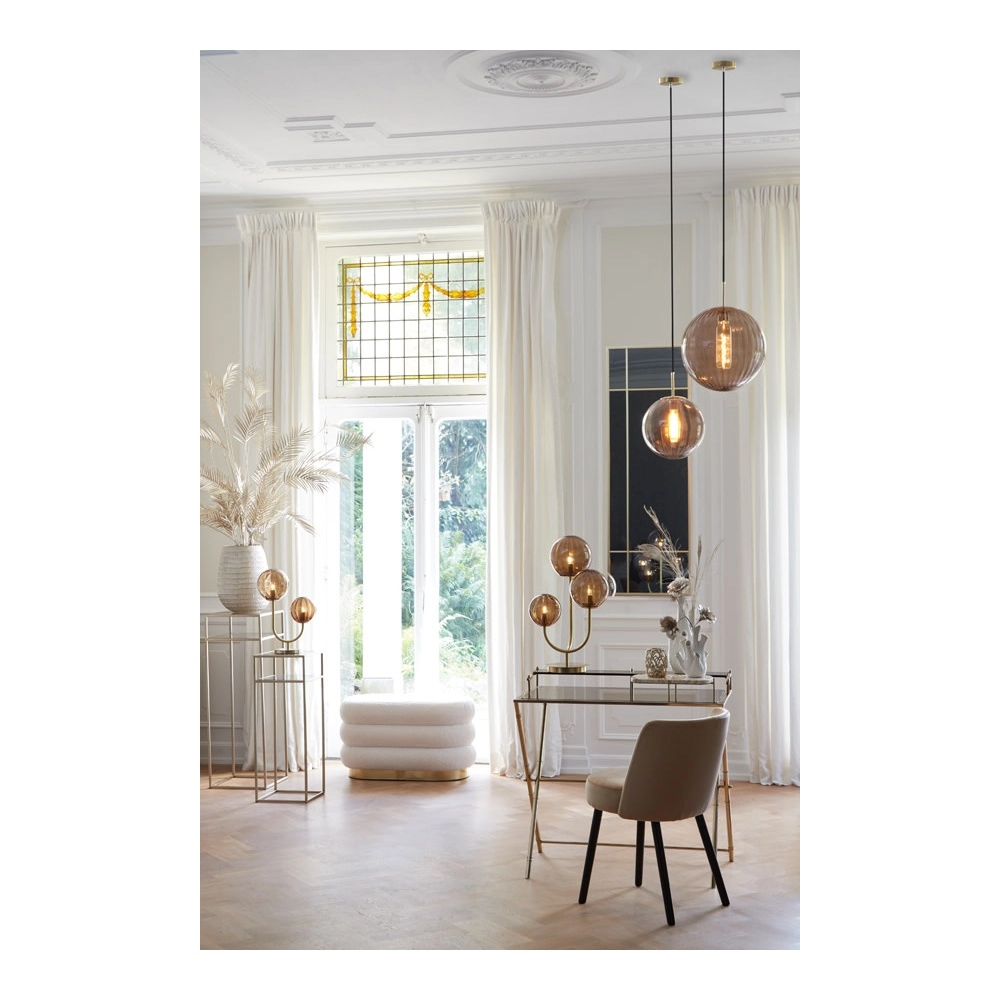 Pendant lamp Magdala Ø 40cm amber Light & Living 8717807636296