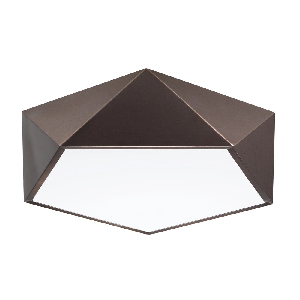 Design ceiling lamp Darius coffee brown
