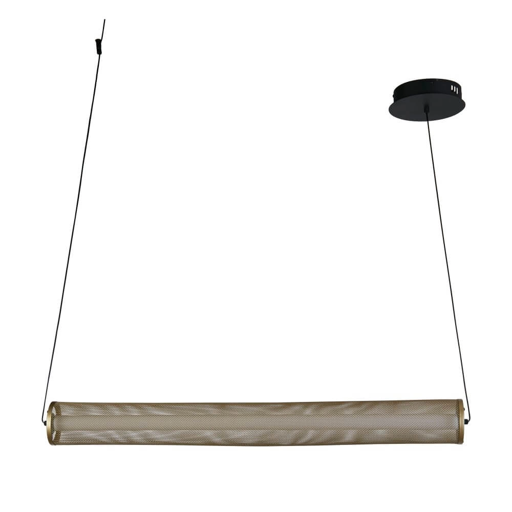 Pendant lamp Thread Black with Gold Mesh Searchlight 5053423273051