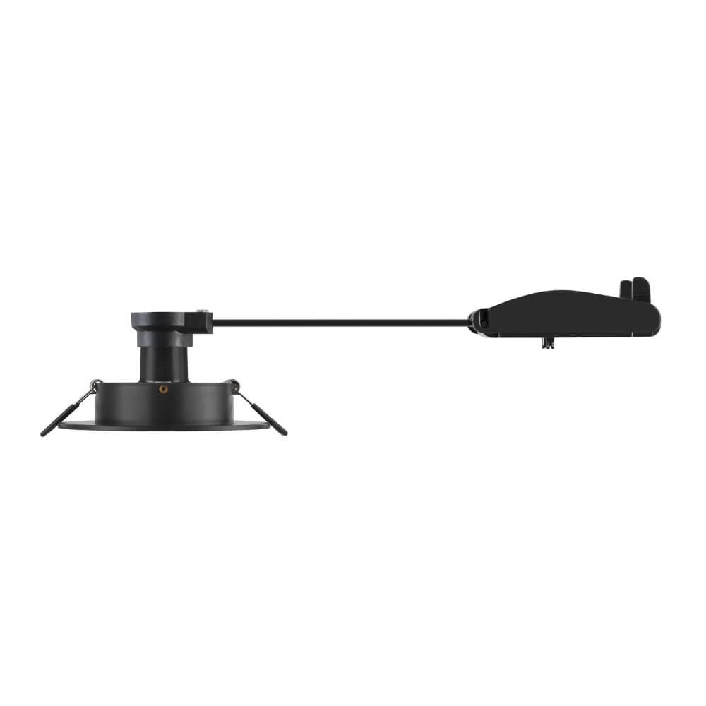 Recessed spotlight New Tria 75 XL round - black - GU10 SLV 4024163280563