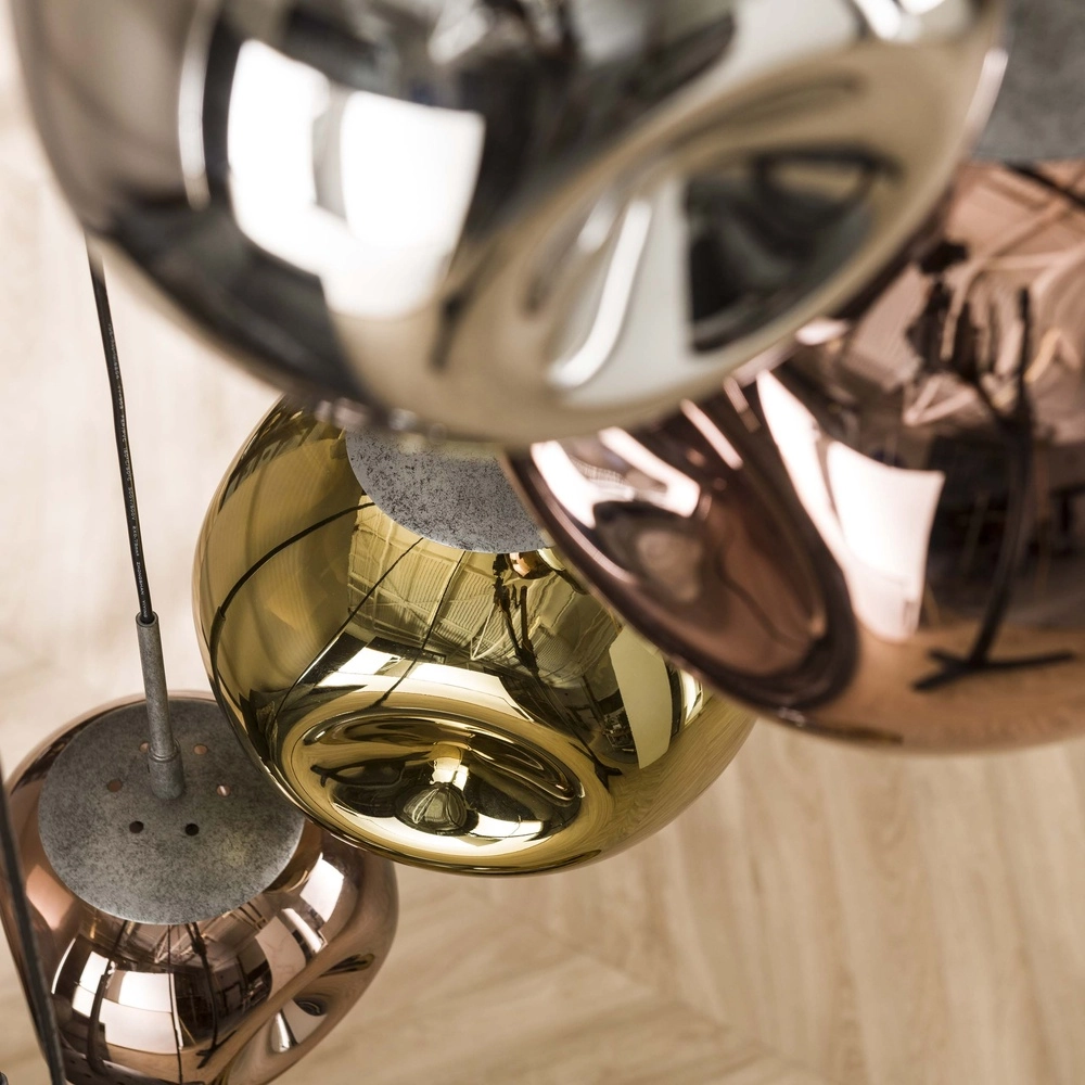 Vide pendant lamp Stellar 7 glass balls Lyora 8716803511699