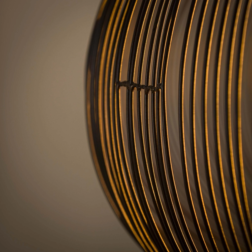 Wire pendant lamp Ø 70cm Copper black nickel Lyora 8716803513242