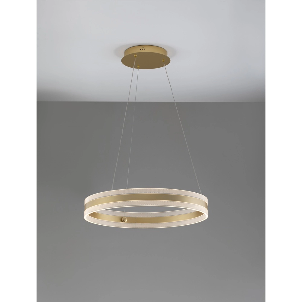 Pendant lamp Agos design gold Ø 60cm Lyora 5212017439352