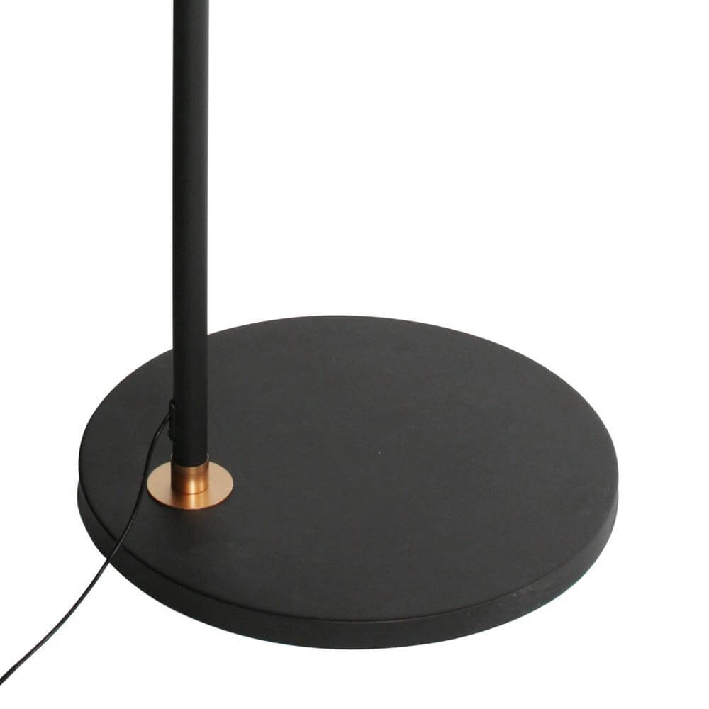 Design arc lamp Ringlux black with gold Steinhauer 8712746177398