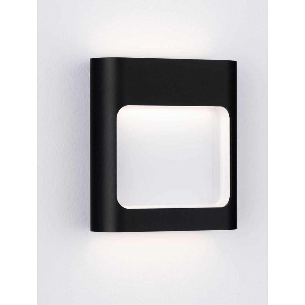 Black wall lamp Tall up and down