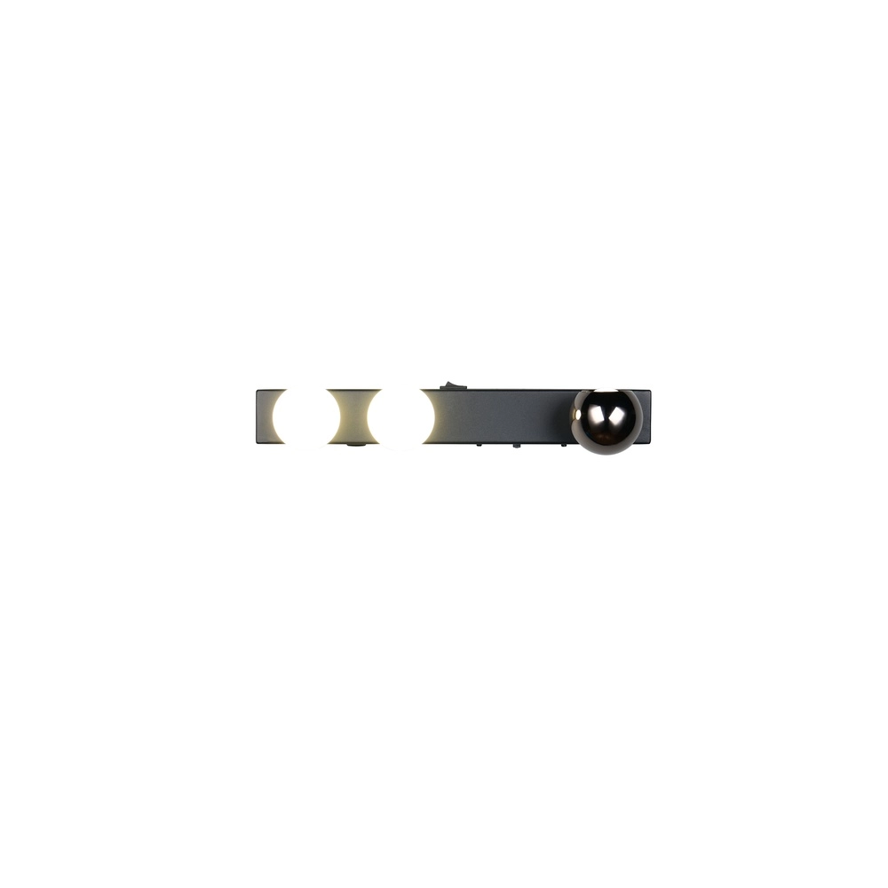 Wall lamp Arpino black 30cm Trio 4017807683622
