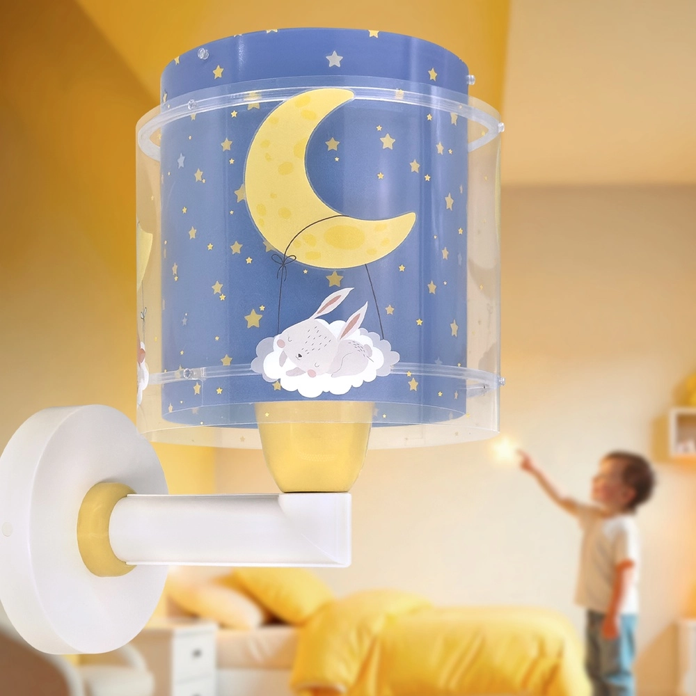 Children's room wall lamp Moon Dreams blue Dalber 8420406766393