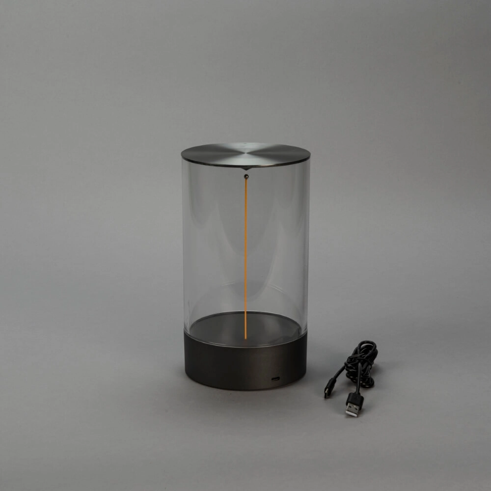 Rechargeable lamp Edison M anthracite KonstSmide 7318307848373