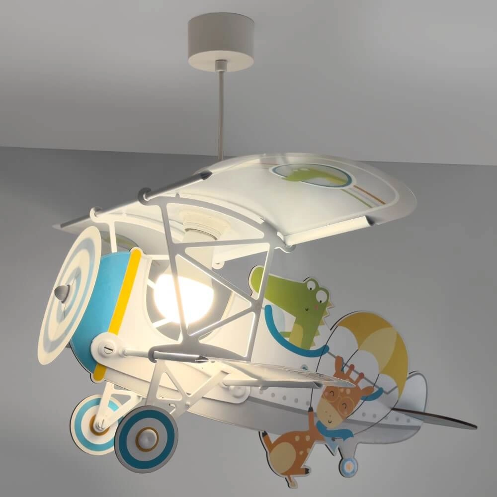 Children's pendant lamp Plane with crocodile Dalber 8420406545424