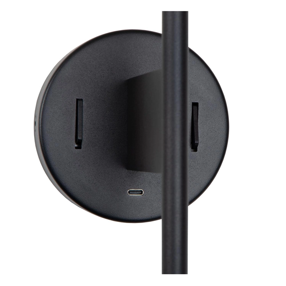 Wall lamp Magic with extra light and USB charging point Lucide 5411212680068