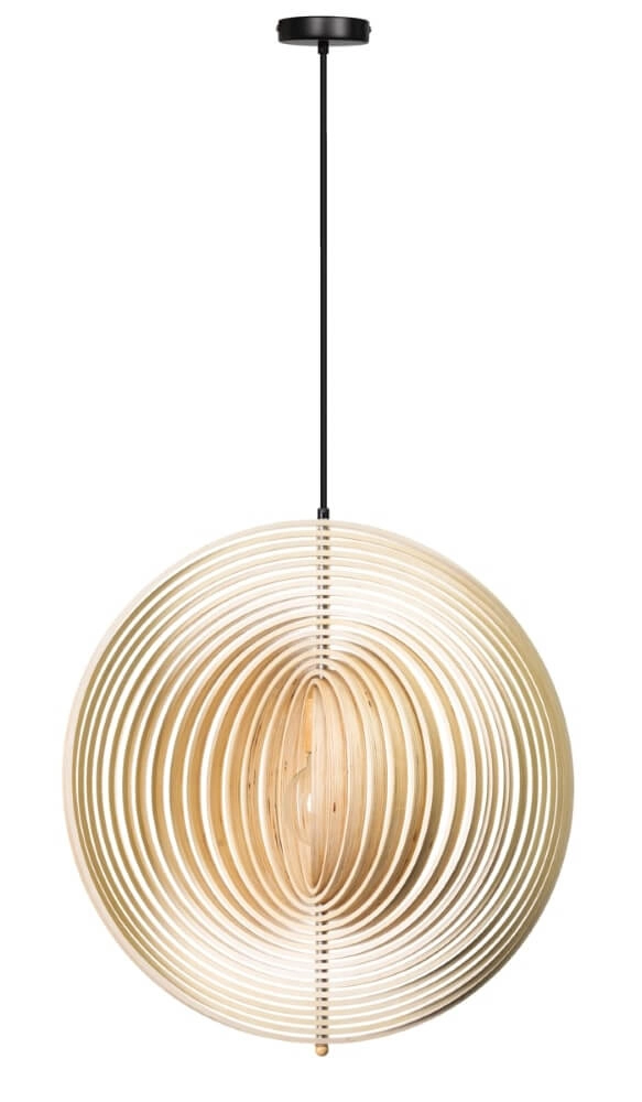 Wooden pendant lamp Woody Ø 59cm ETH 8720195305330