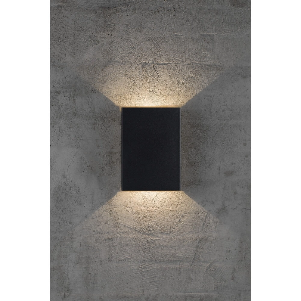 Wall lamp black Fold Wide design Nordlux 5704924000584