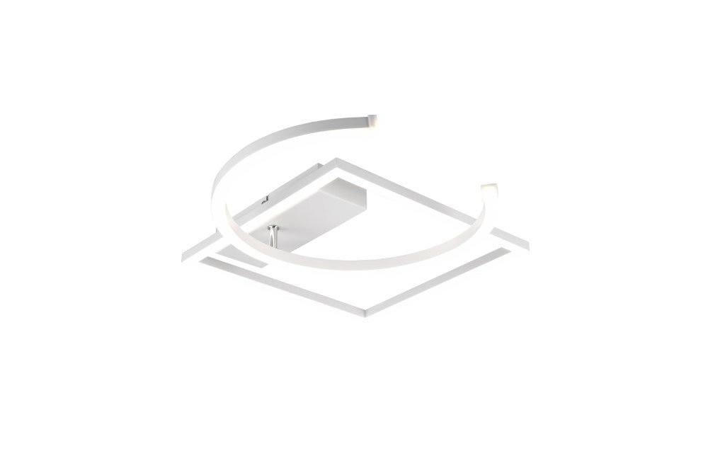 LED flush ceiling light Pivot 23w - 4000K - 54.5cm white Trio 4017807488449