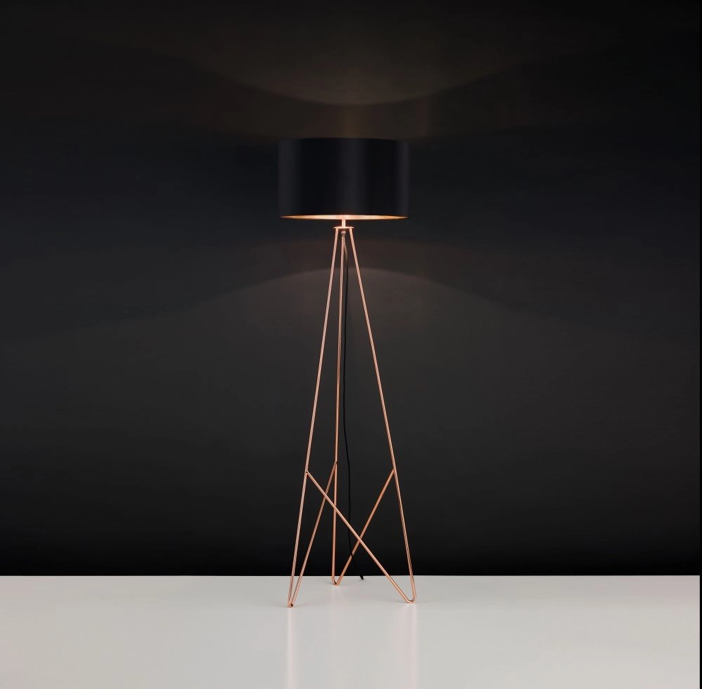 Standing lamp Camporale red copper with black lampshade Stars of Light 9002759392291