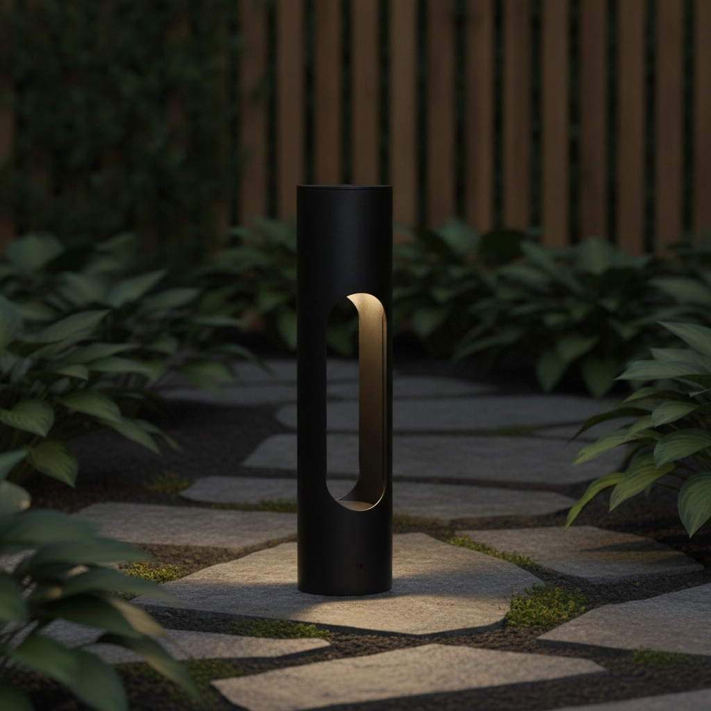 Sleek lamp Ellery black 36cm
