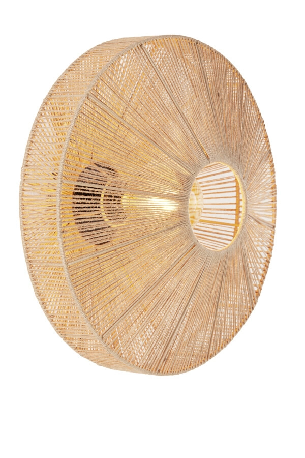 Rattan wall lamp Lyra Ø 43cm