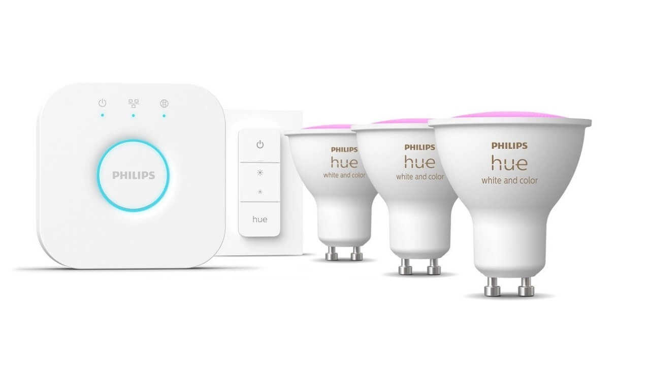 Hue Starterpack - GU10 - 5W - White and Color Philips 8720169254503