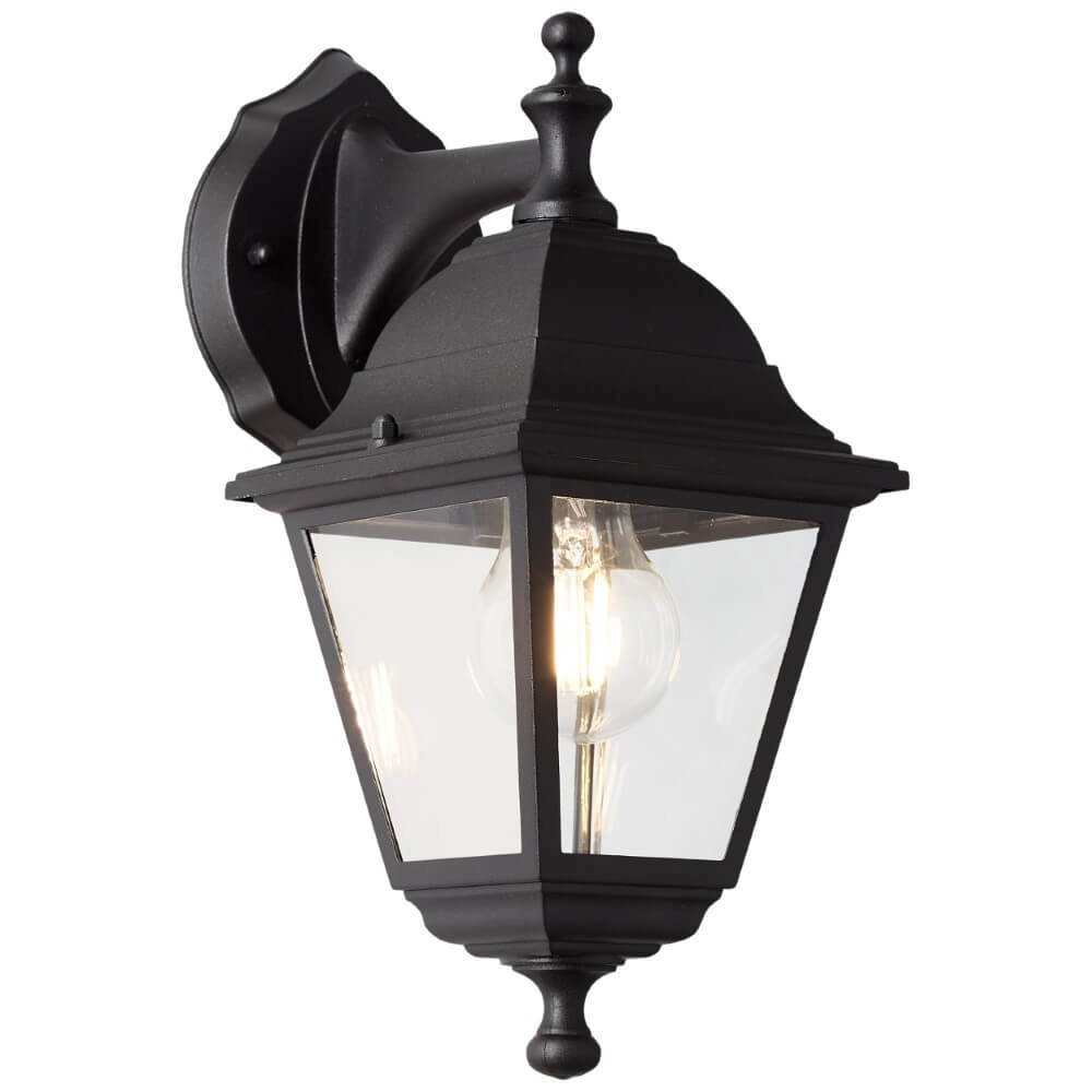 Black wall lamp Nissie down