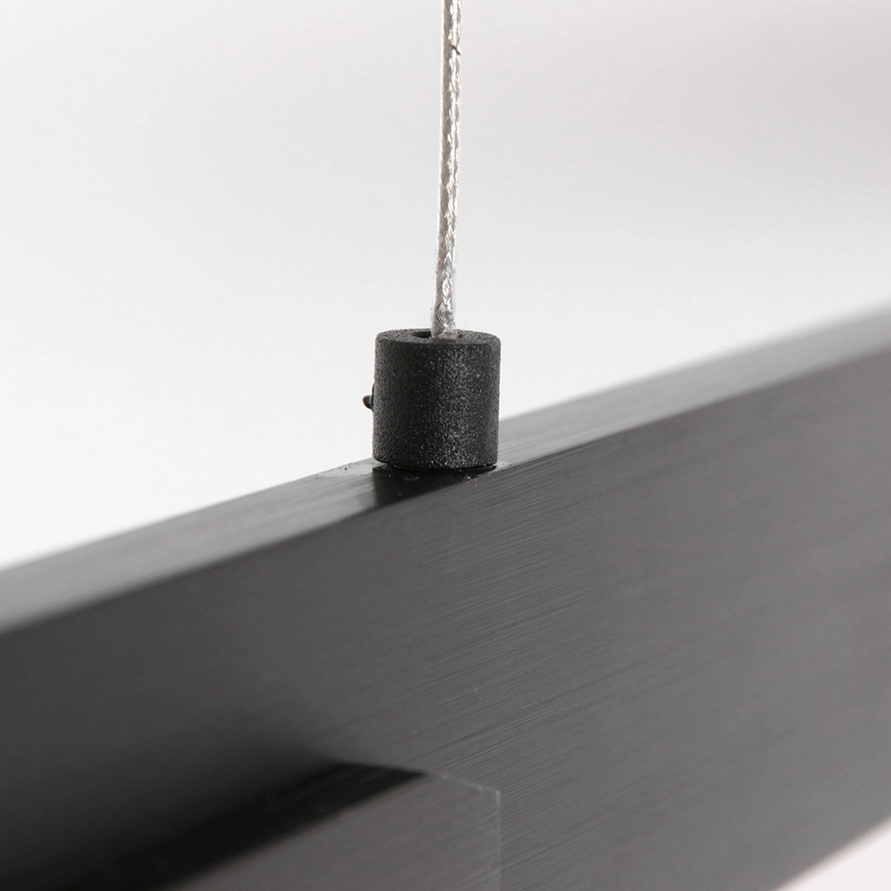 Sleek pendant lamp Bloc black Steinhauer 8712746148275