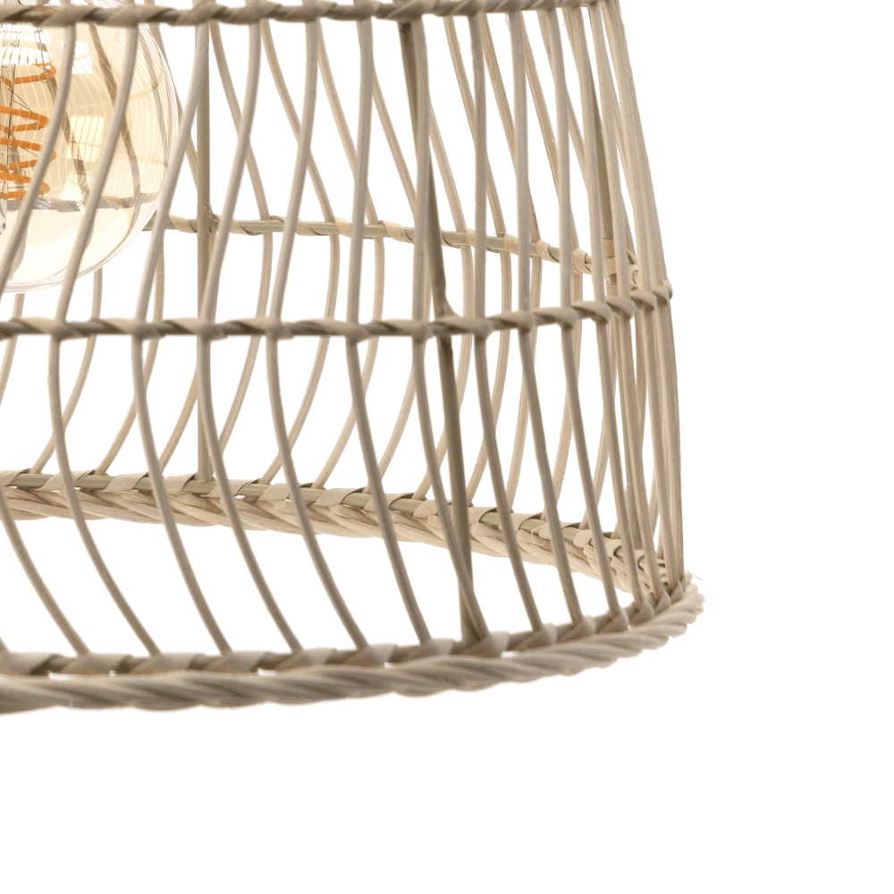 Wicker hanging lamp Ayesgarth Ø 33cm Eglo 9002759438661
