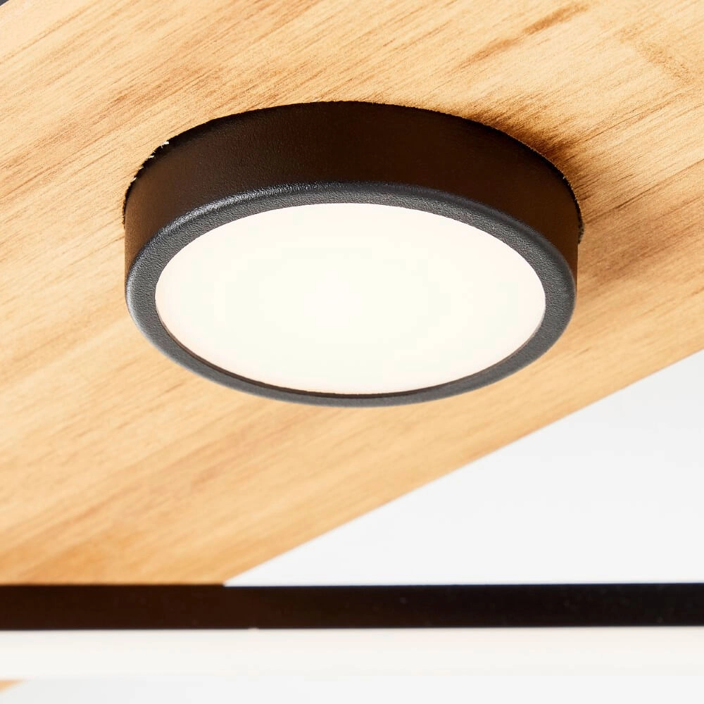 Wooden led ceiling light Woodbridge M Brilliant 4004353409707