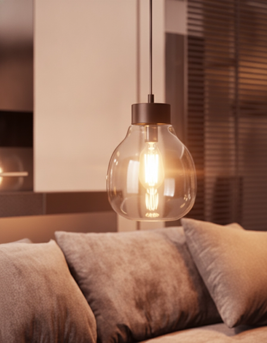 Pendant lamp Blacu 1-light zwrt