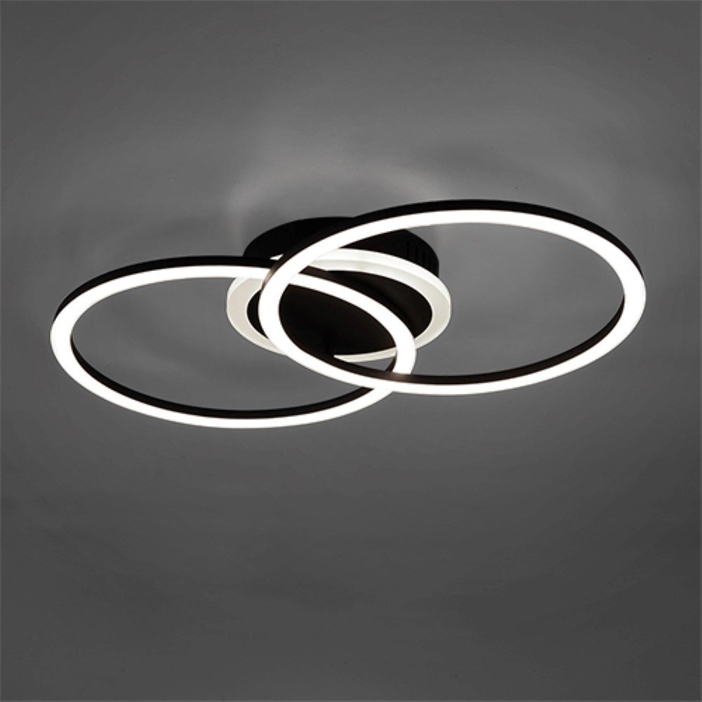 Black ceiling lamp Venida Trio 4017807445053