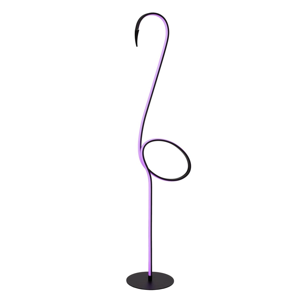 Floor lamp Flamingo Black Lucide 5411212051547