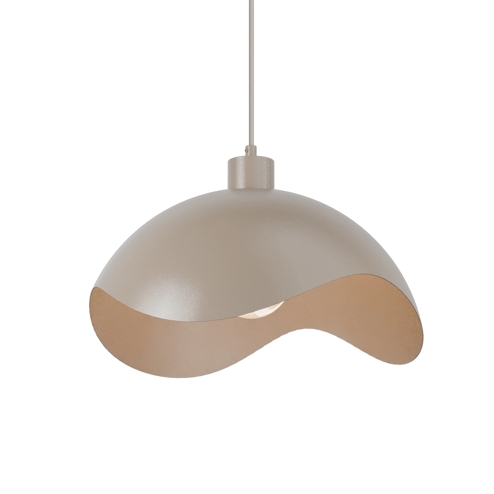 Design pendant lamp Volta Ø40cm - wavy - sand Masterlight 8718121393384