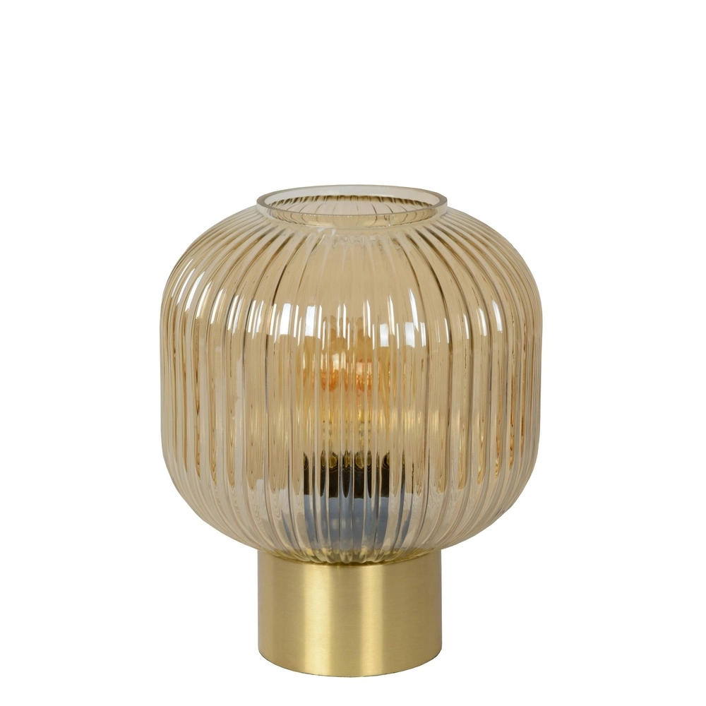 Table lamp Maloto Ø 20cm amber