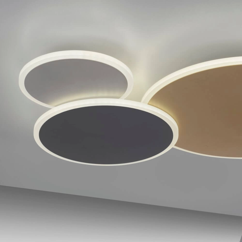 Design wall lamp Q-Piato 65cm Paul Neuhaus 4012248374511