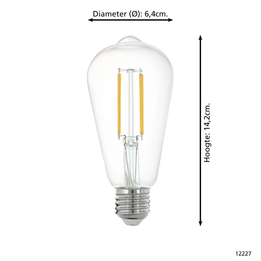 LED lamp bulb Zigbee - E27 - 6 watt - 2700K - ST64 Eglo 9002759122270