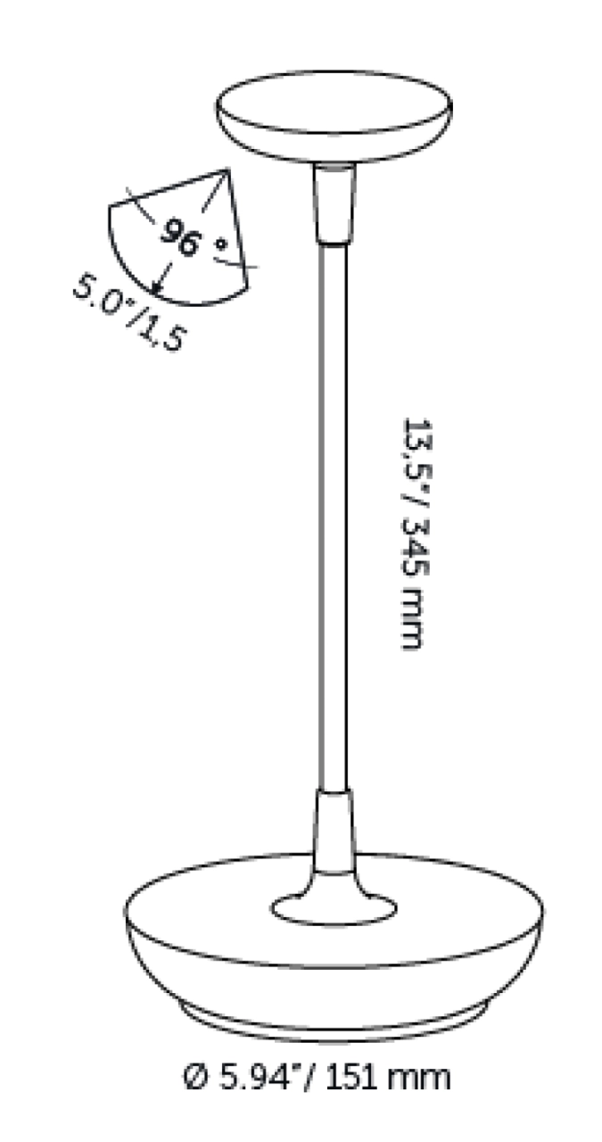 Table lamp Sway Table In-lite 8717051005640