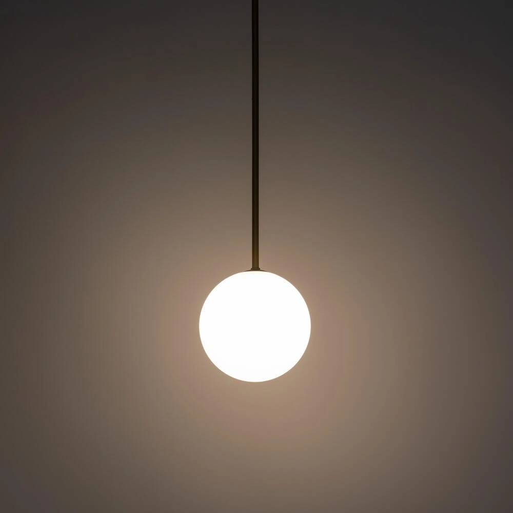 Glass ceiling lamp Kier M gold - 96cm Lyora 5903139103060