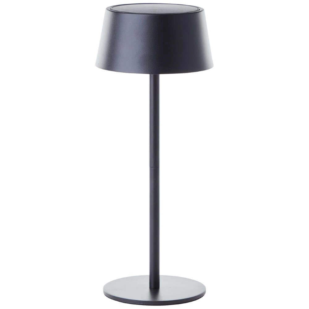 Black designer table lamp Picco on battery Brilliant 4004353437717