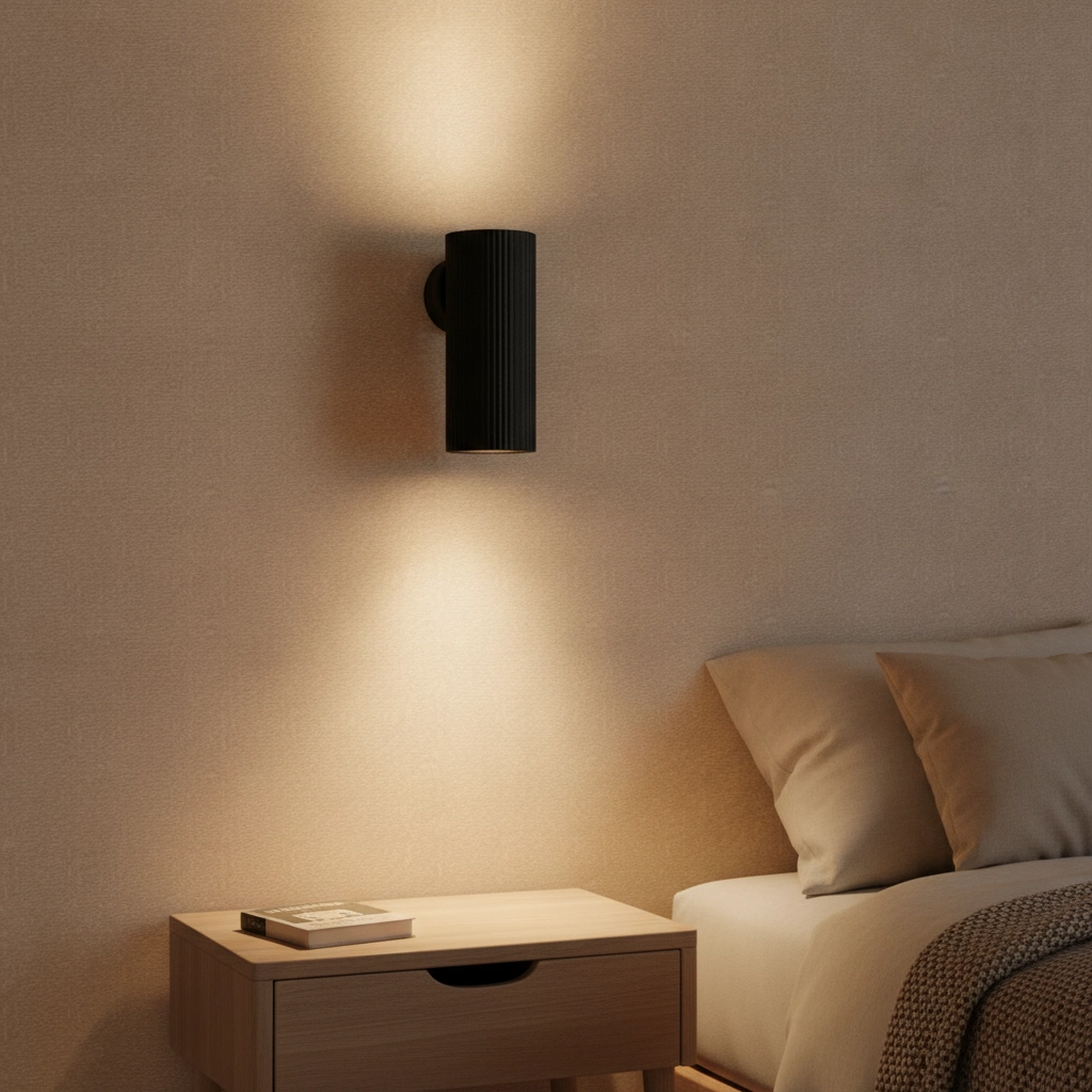 Wall spotlight Comet black