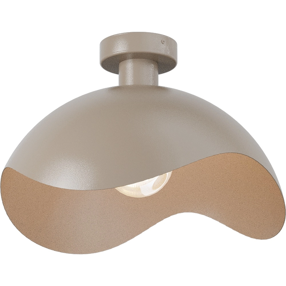 Design ceiling lamp Volta Ø 40cm - wavy - sand