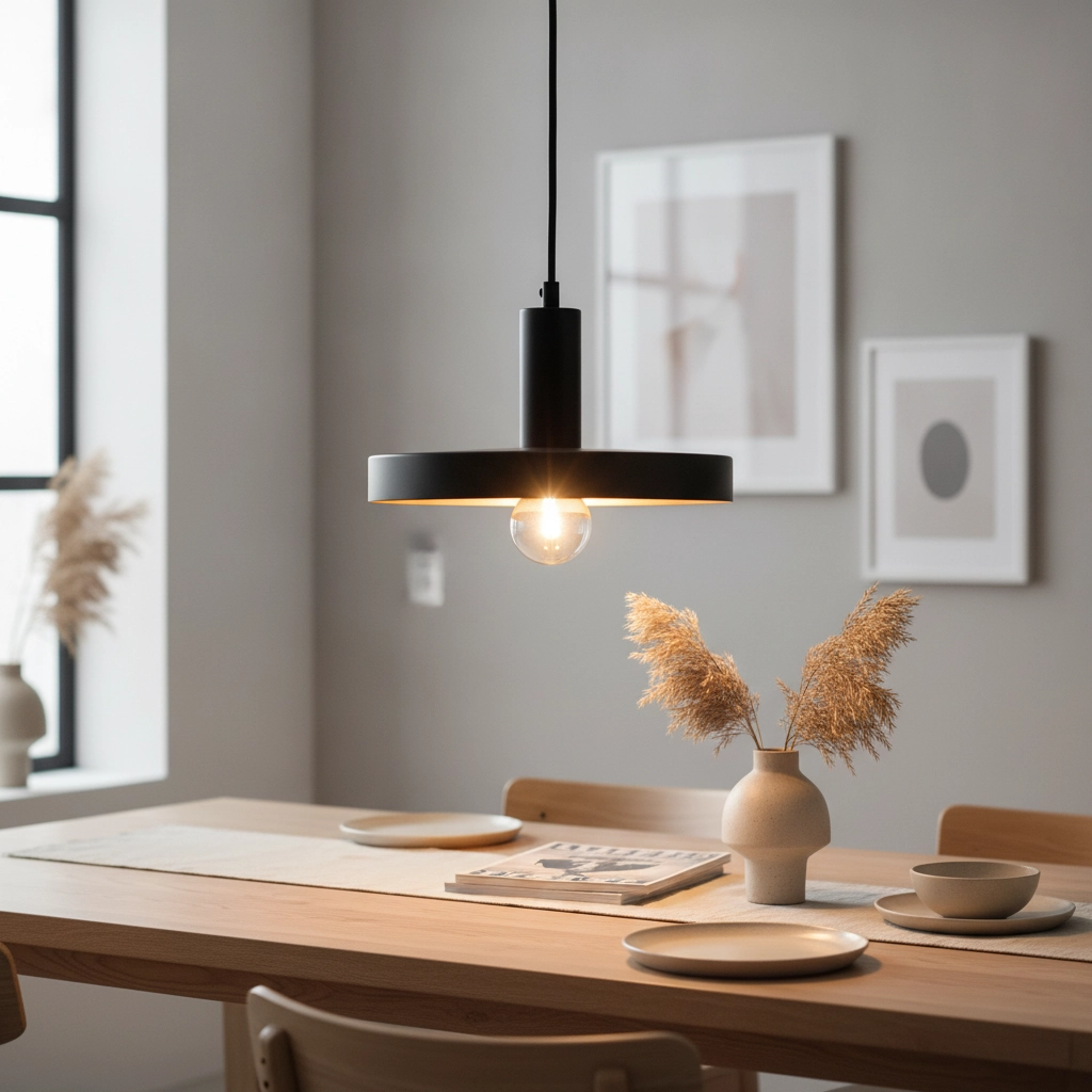 Design pendant lamp Garni Single Black