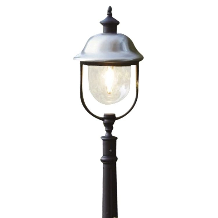 Floor lamp Parma 125cm stainless steel with black