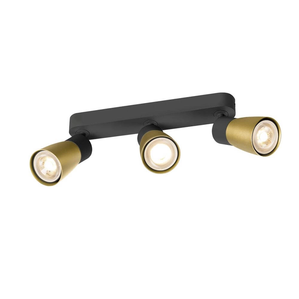 Mockery Puri 2.0 Dome black-gold 3-light