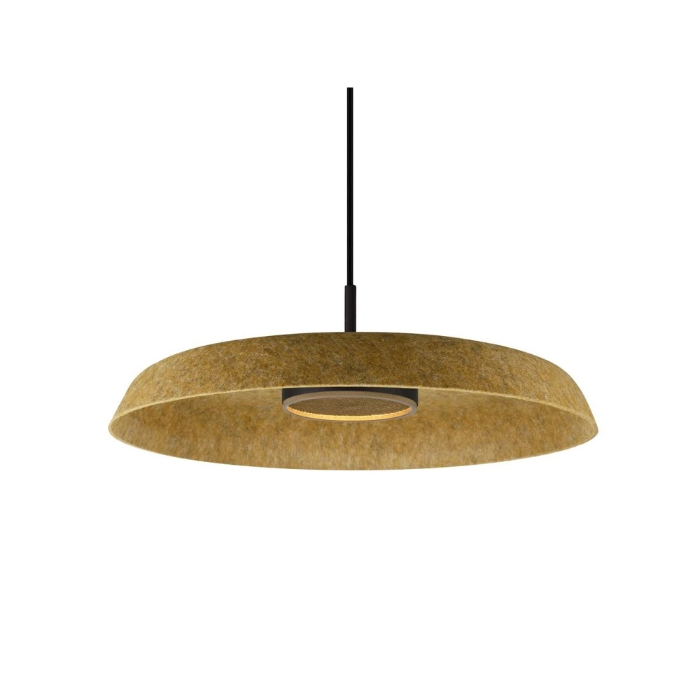 Felt hood Grip! Flat Ø 50 x 6.2cm ochre yellow SLV 4024163316194