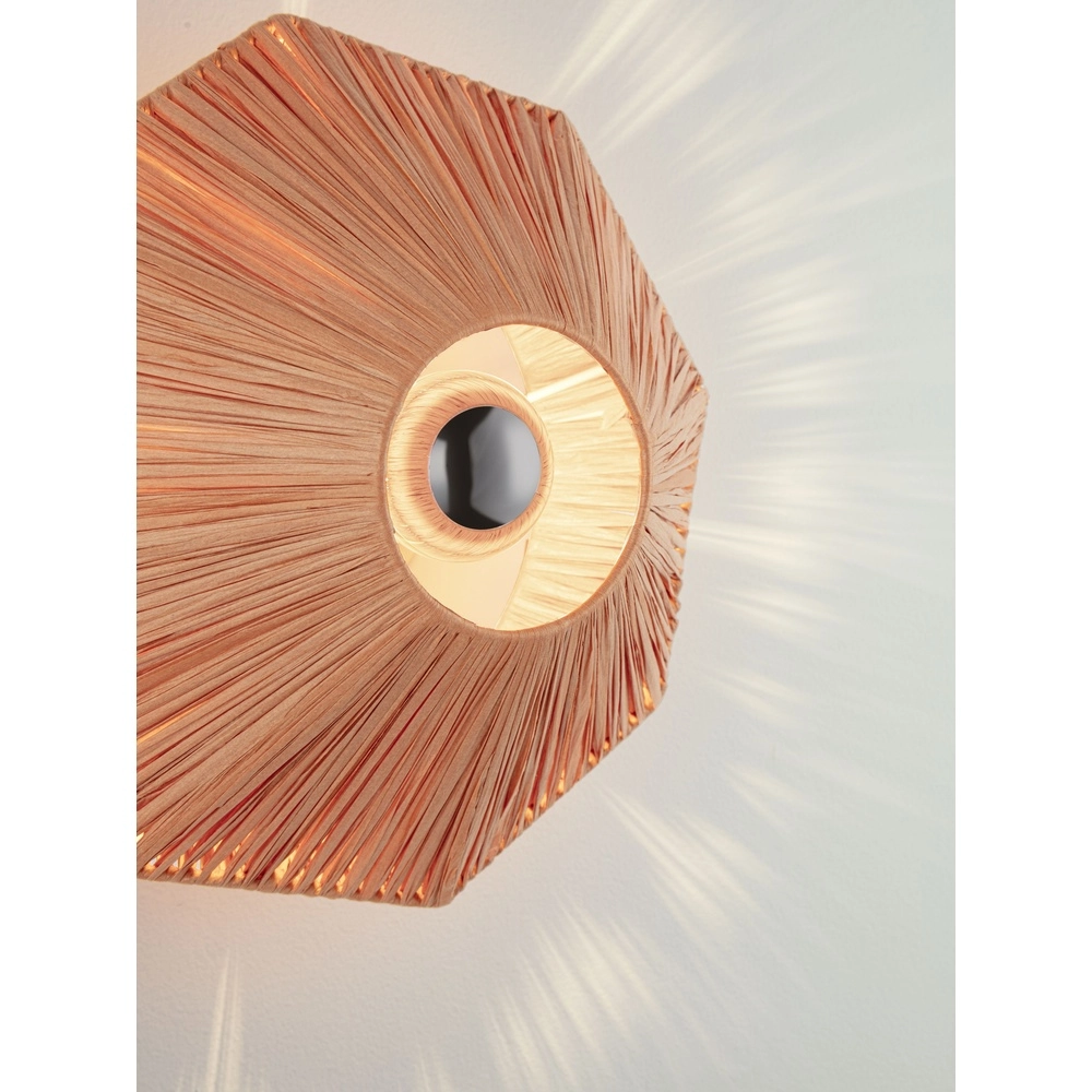 Wall lamp Elvio terracotta Ø 30cm Lyora 5212017493873