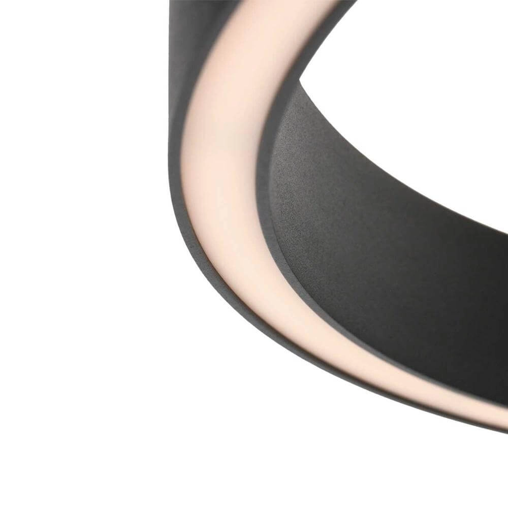 Modern floor lamp Mykty black Ø 40cm Steinhauer 8712746178173